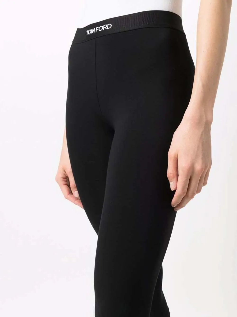 Cropped Leggings With Print sold by Wanan Luxury product image thumbnail 5