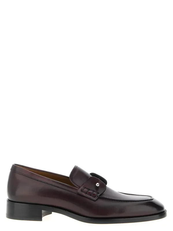 Chambelimoc Loafers Bordeaux made by Christian Louboutin