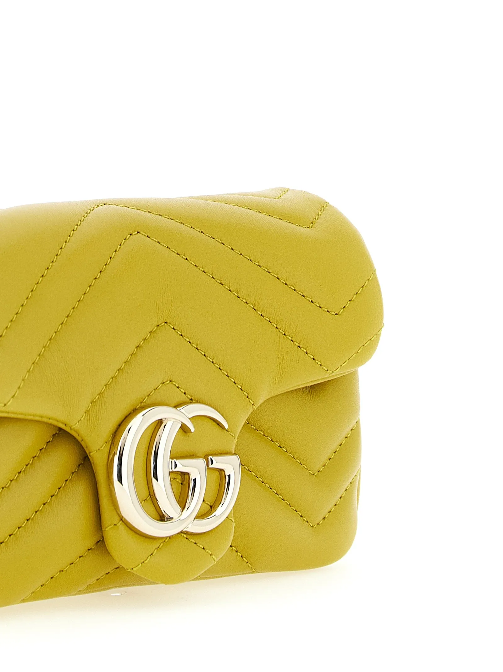 Gg Marmont Shoulder Bags Yellow sold by Wanan Luxury product image thumbnail 3