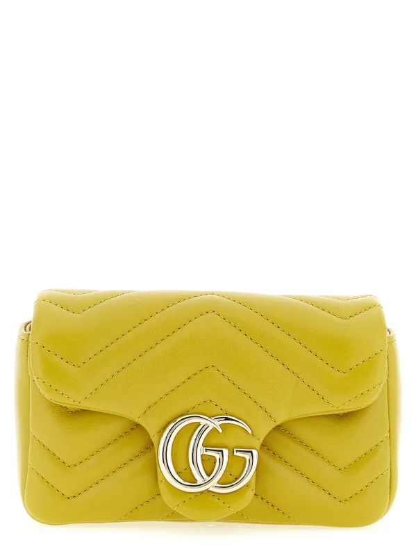 Gg Marmont Shoulder Bags Yellow sold by Wanan Luxury