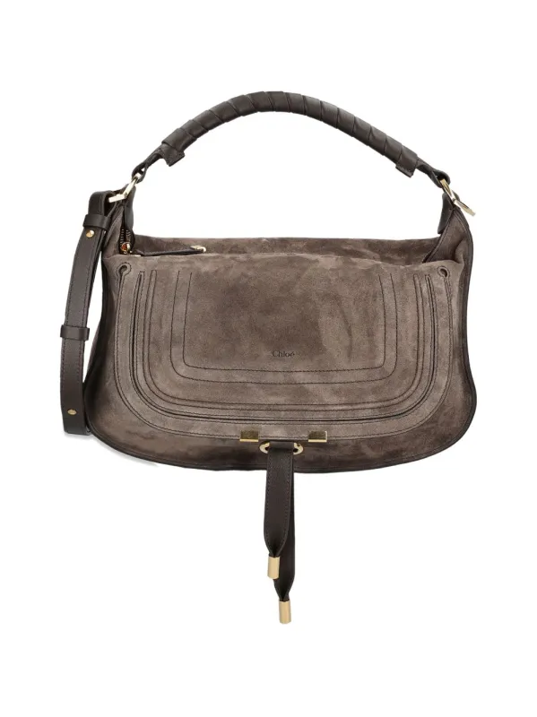 Marcie Suede Leather Shoulder Bag made by Chloe