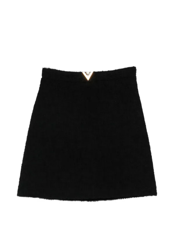 Vlogo Signature Wool Skirt sold by Wanan Luxury