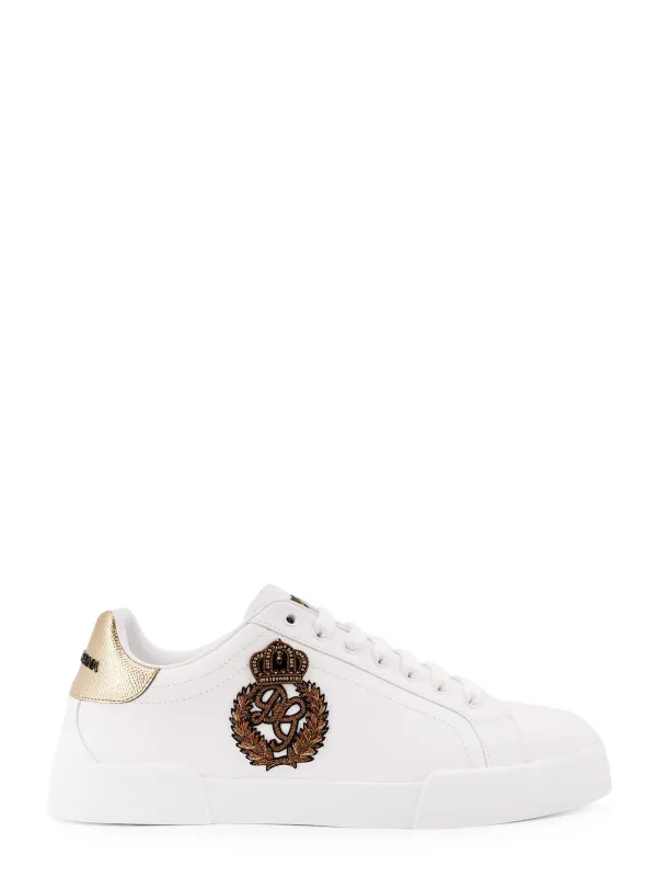 Leather Sneakers With Iconic Patch Logo On The Side sold by Wanan Luxury