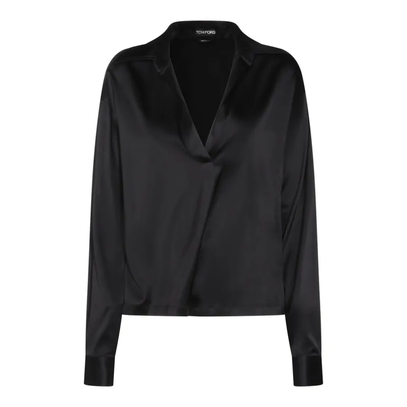 T-Shirts And Polos Black made by Tom Ford