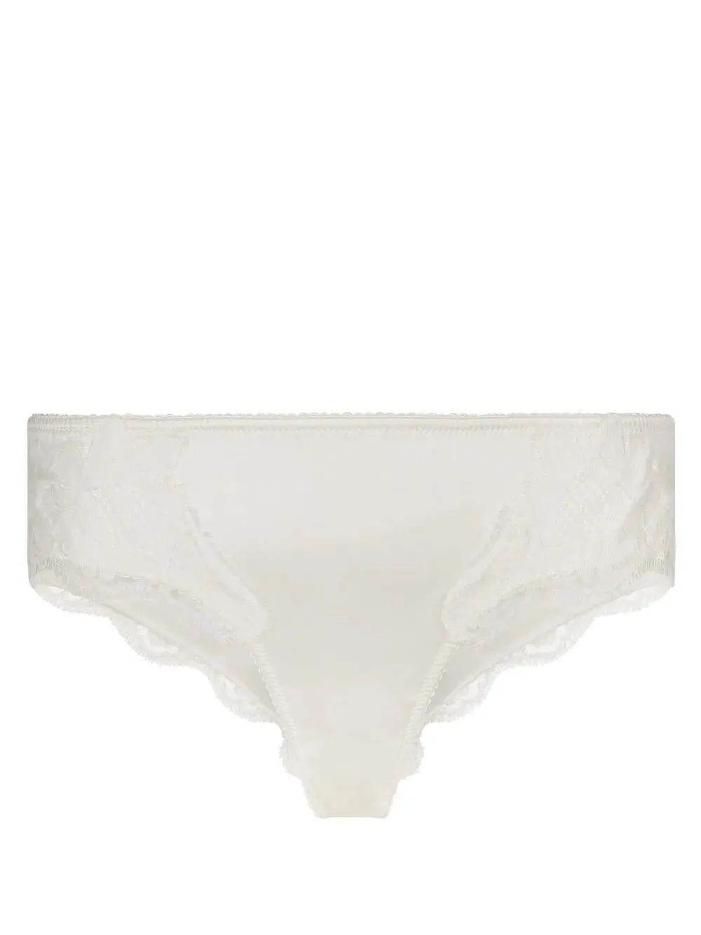 Satin Briefs With Lace Detailing sold by Wanan Luxury
