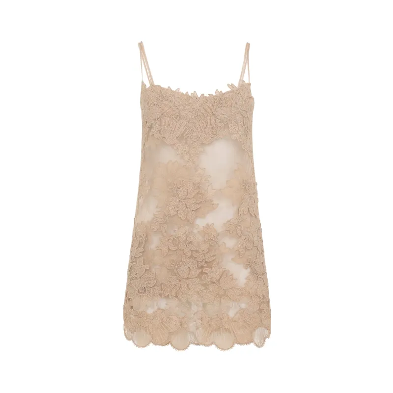 Mini Dresses Nude & Neutrals made by Ermanno Scervino