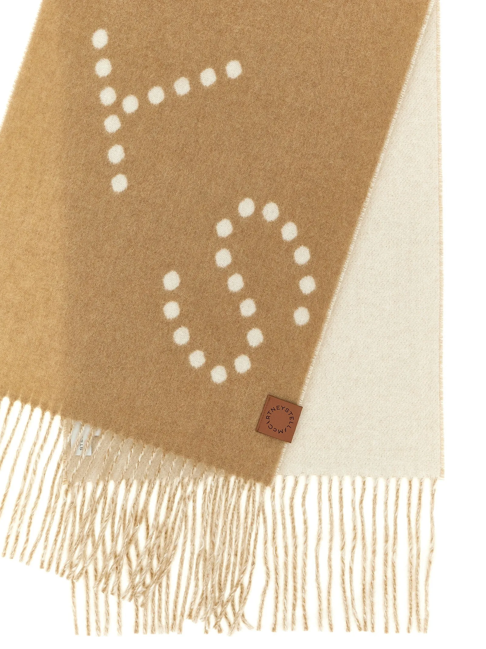 Big Logo Scarves And Foulards Beige sold by Wanan Luxury product image thumbnail 3
