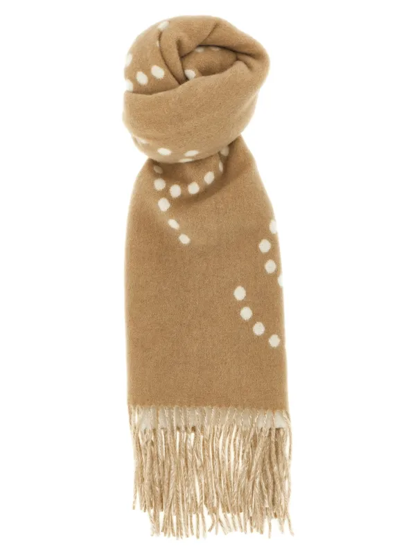 Big Logo Scarves And Foulards Beige sold by Wanan Luxury