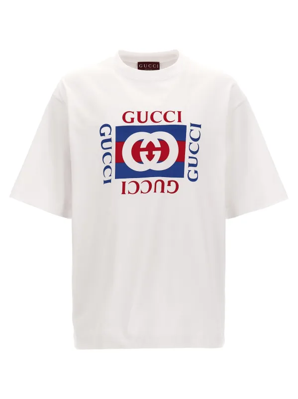 Logo Print T-Shirt White sold by Wanan Luxury