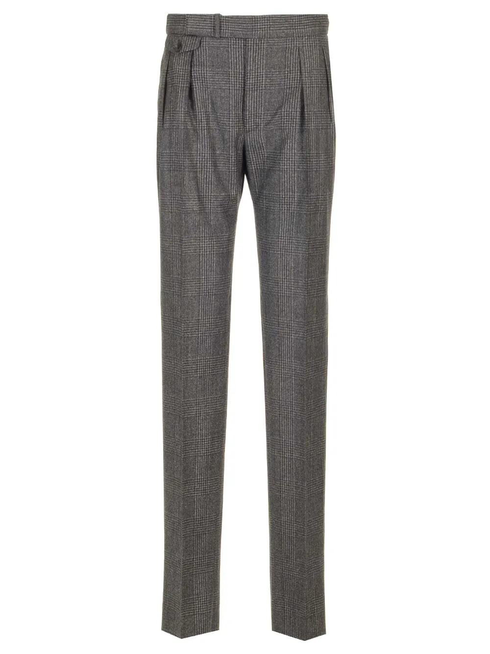 Prince Of Wales Trousers Grey sold by Wanan Luxury