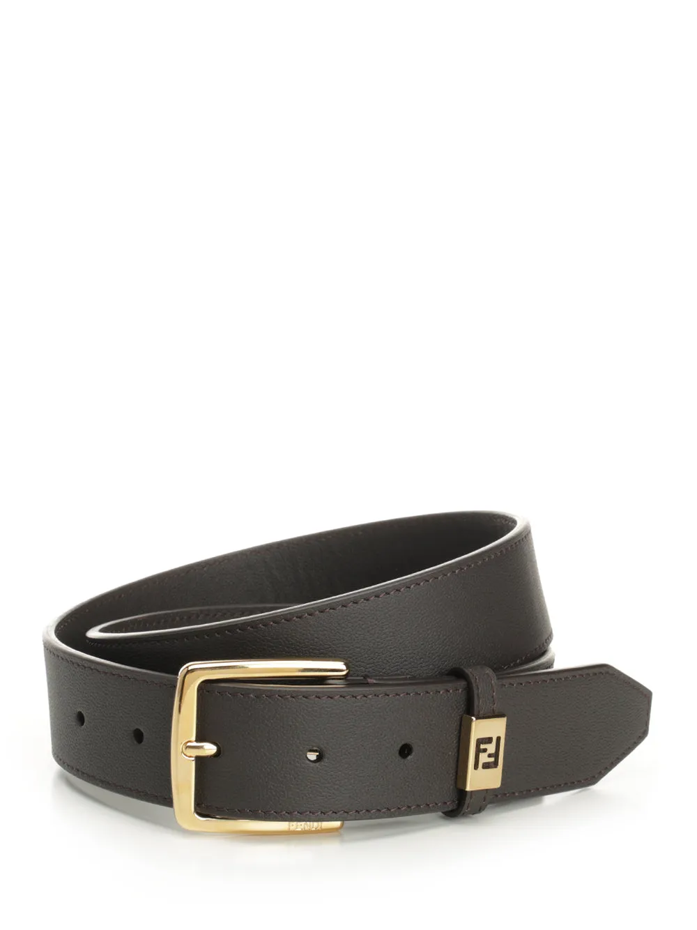 Leather Belt Belts Brown sold by Wanan Luxury