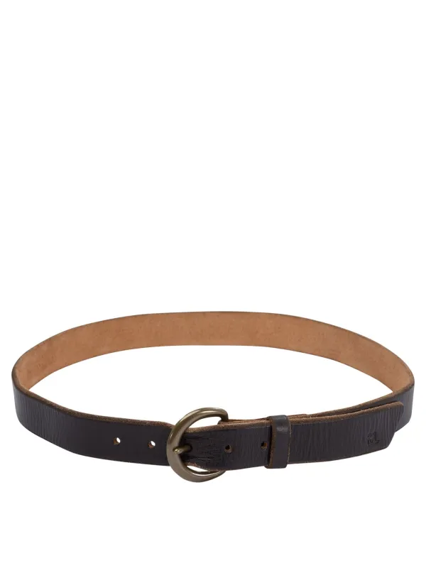 Hammered Leather Belt Belts Brown sold by Wanan Luxury