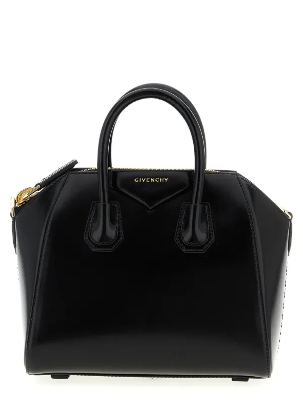 Antigona Hand Bags Black made by Givenchy