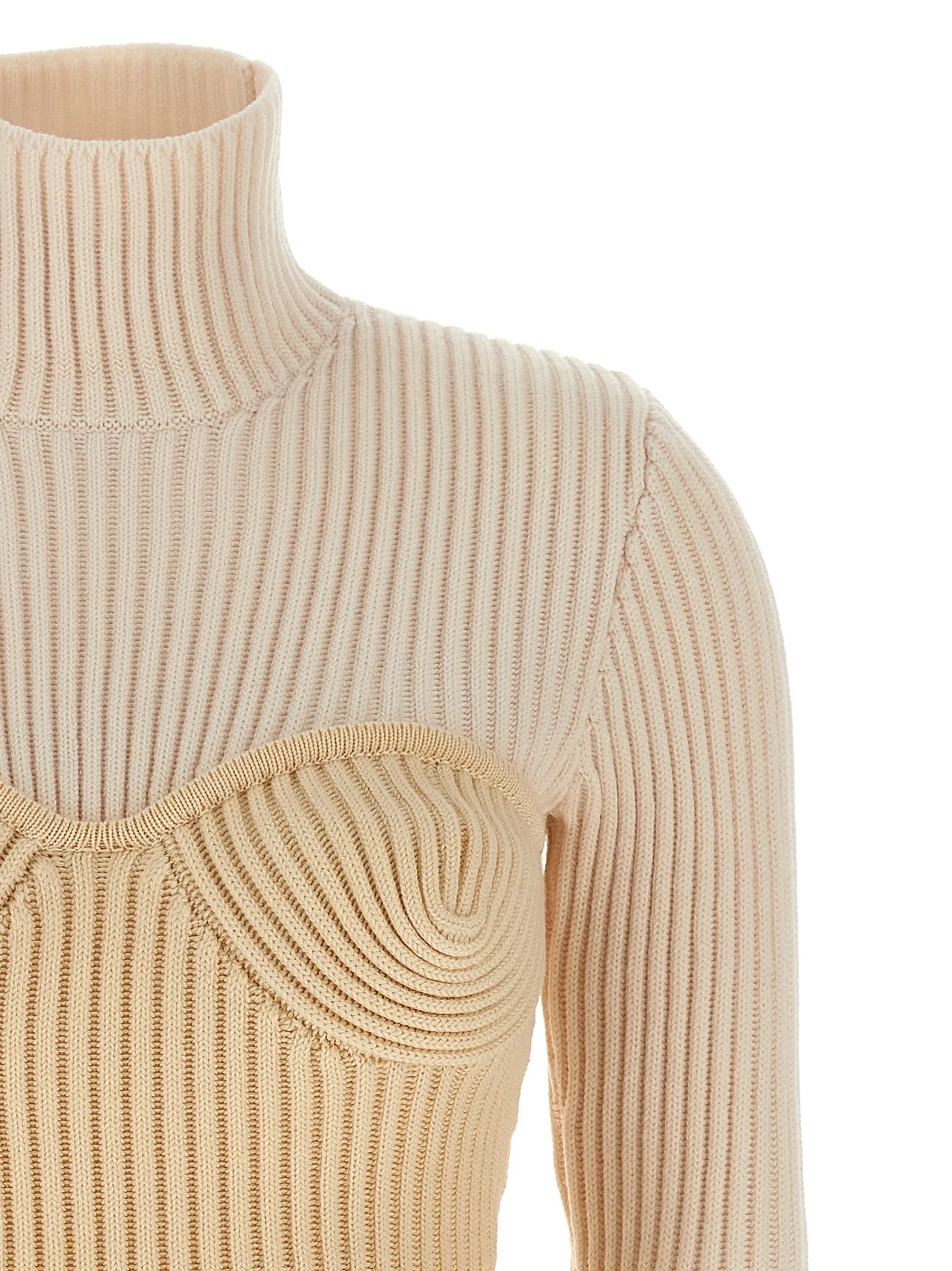 Corset Sweater Sweaters And Cardigans Beige sold by Wanan Luxury product image thumbnail 3