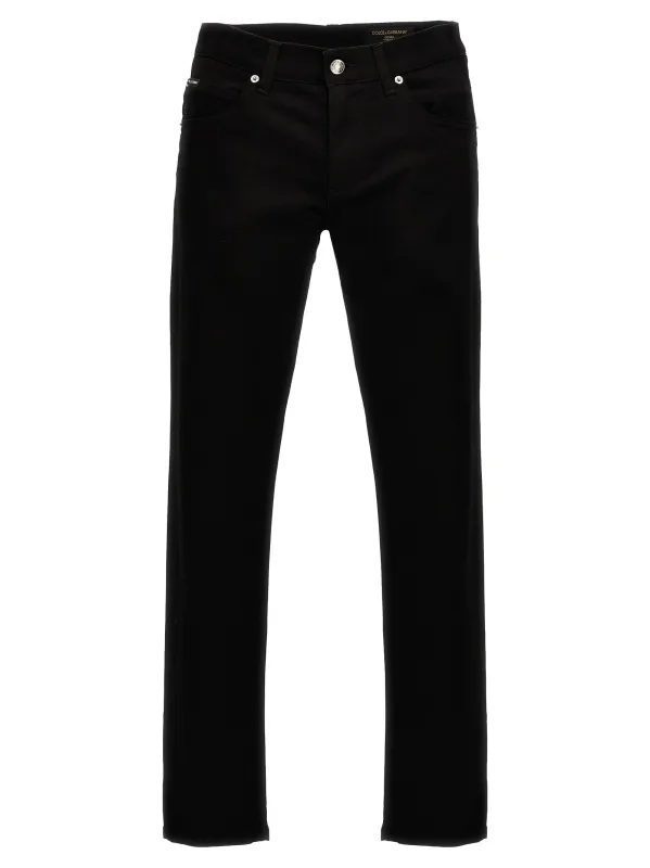 5-Pocket Jeans Black made by Wanan Luxury