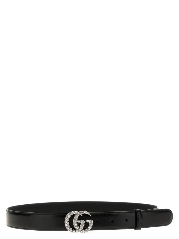Gg Marmont Belts Black sold by Wanan Luxury