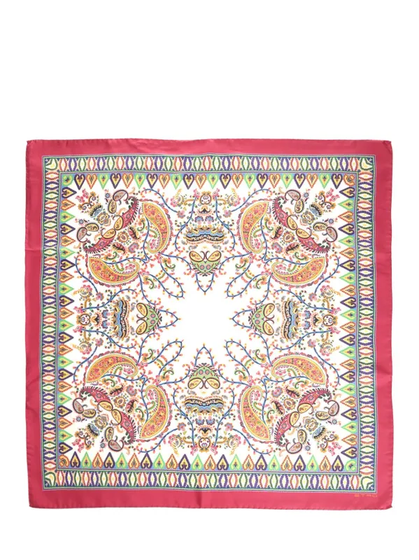 Silk Scarf Scarves And Foulards Multicolor made by Etro