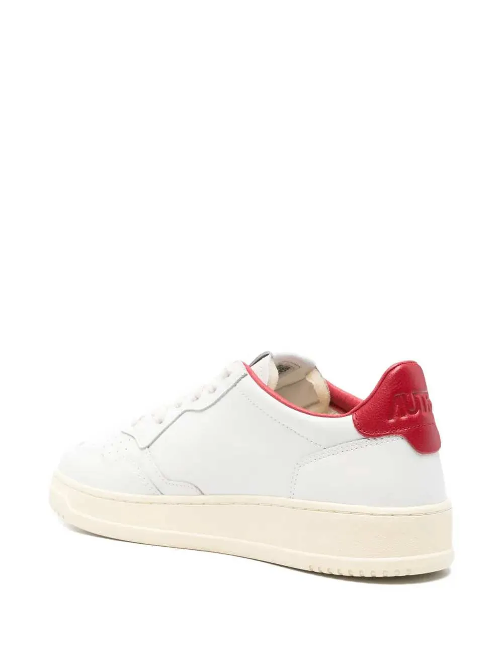 Medalist Sneaker With Perforated Red Detail sold by Wanan Luxury product image thumbnail 3