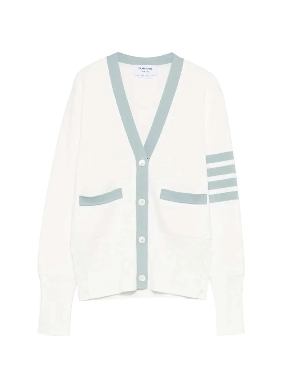 Cardigan With Striped Details sold by Wanan Luxury