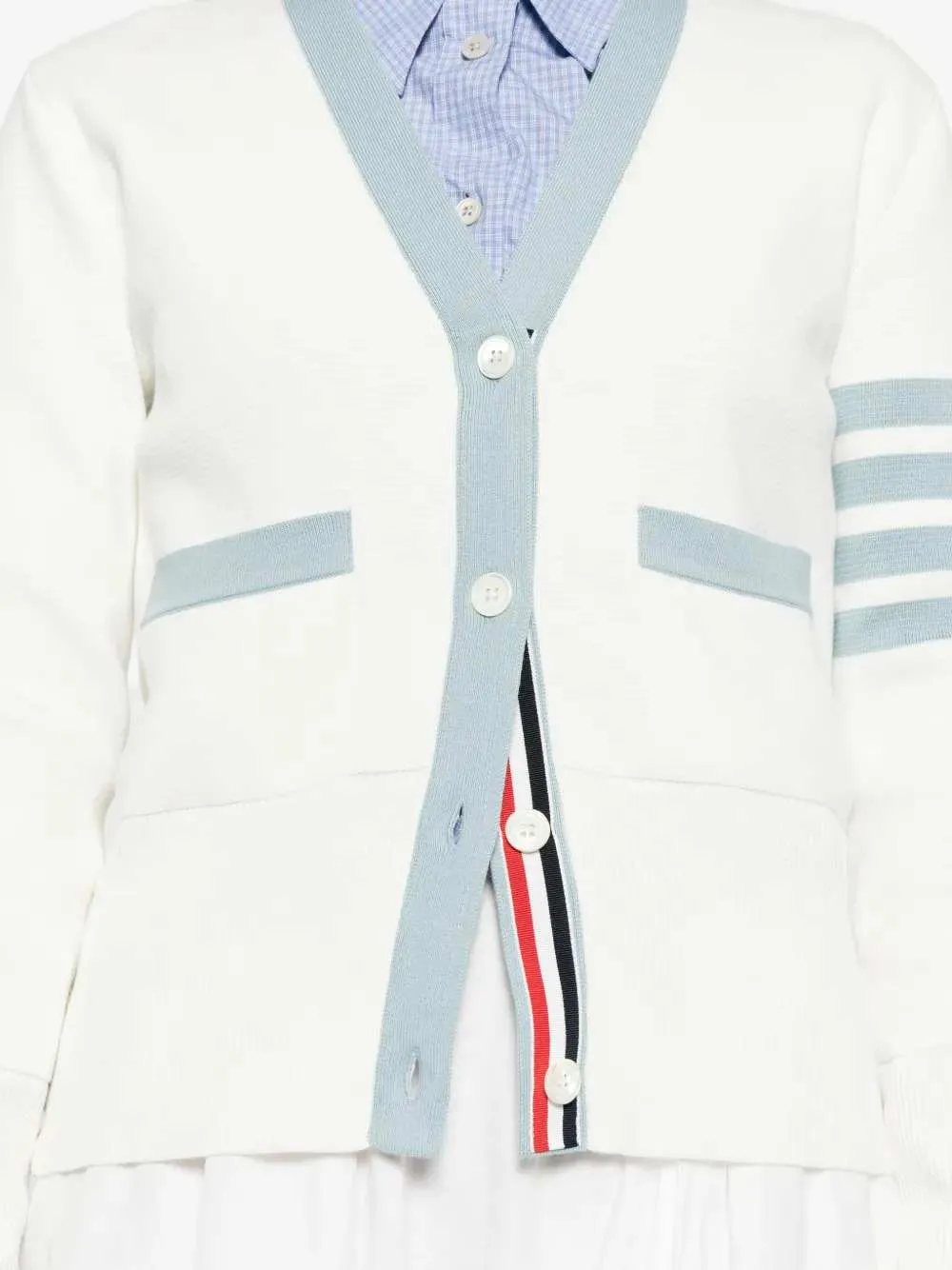 Cardigan With Striped Details sold by Wanan Luxury product image thumbnail 5