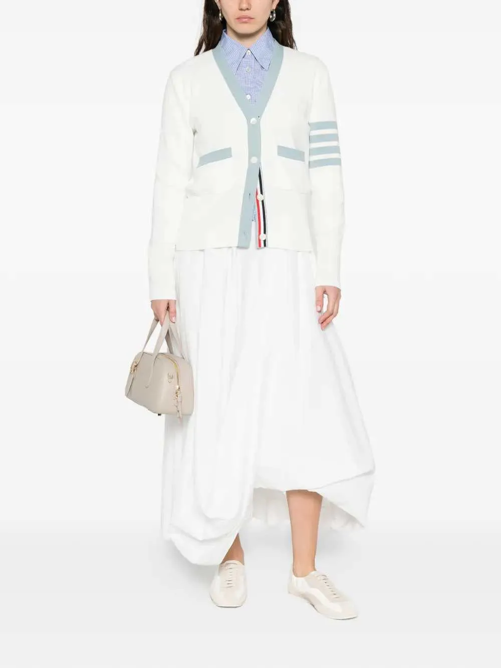 Cardigan With Striped Details sold by Wanan Luxury product image thumbnail 2