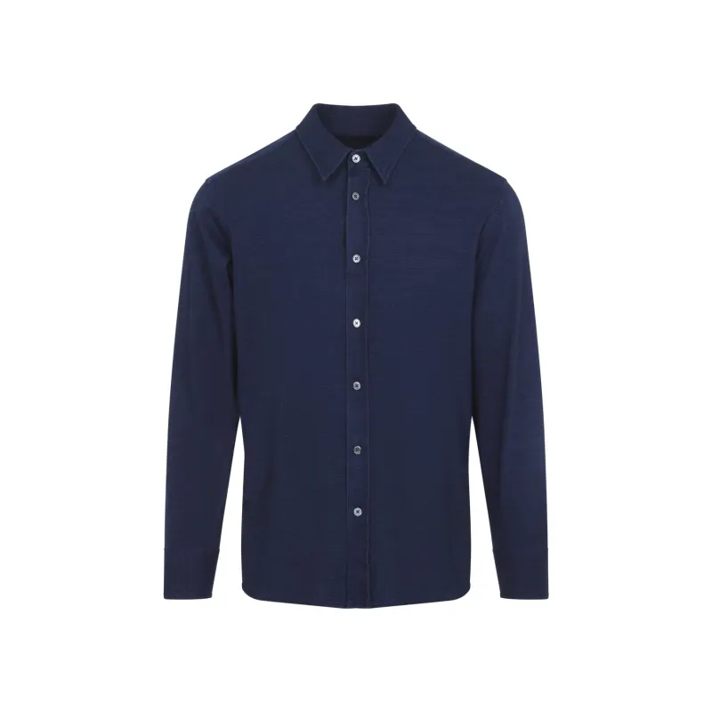 Shirt Blue sold by Wanan Luxury