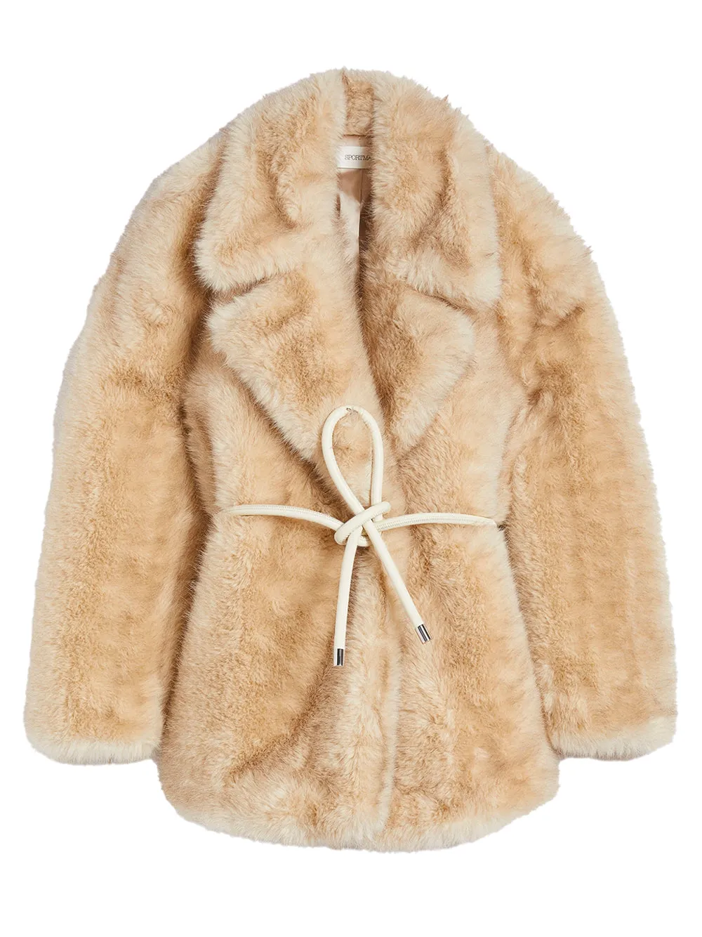 Belted Furry-Effect Heavy Jacket sold by Wanan Luxury