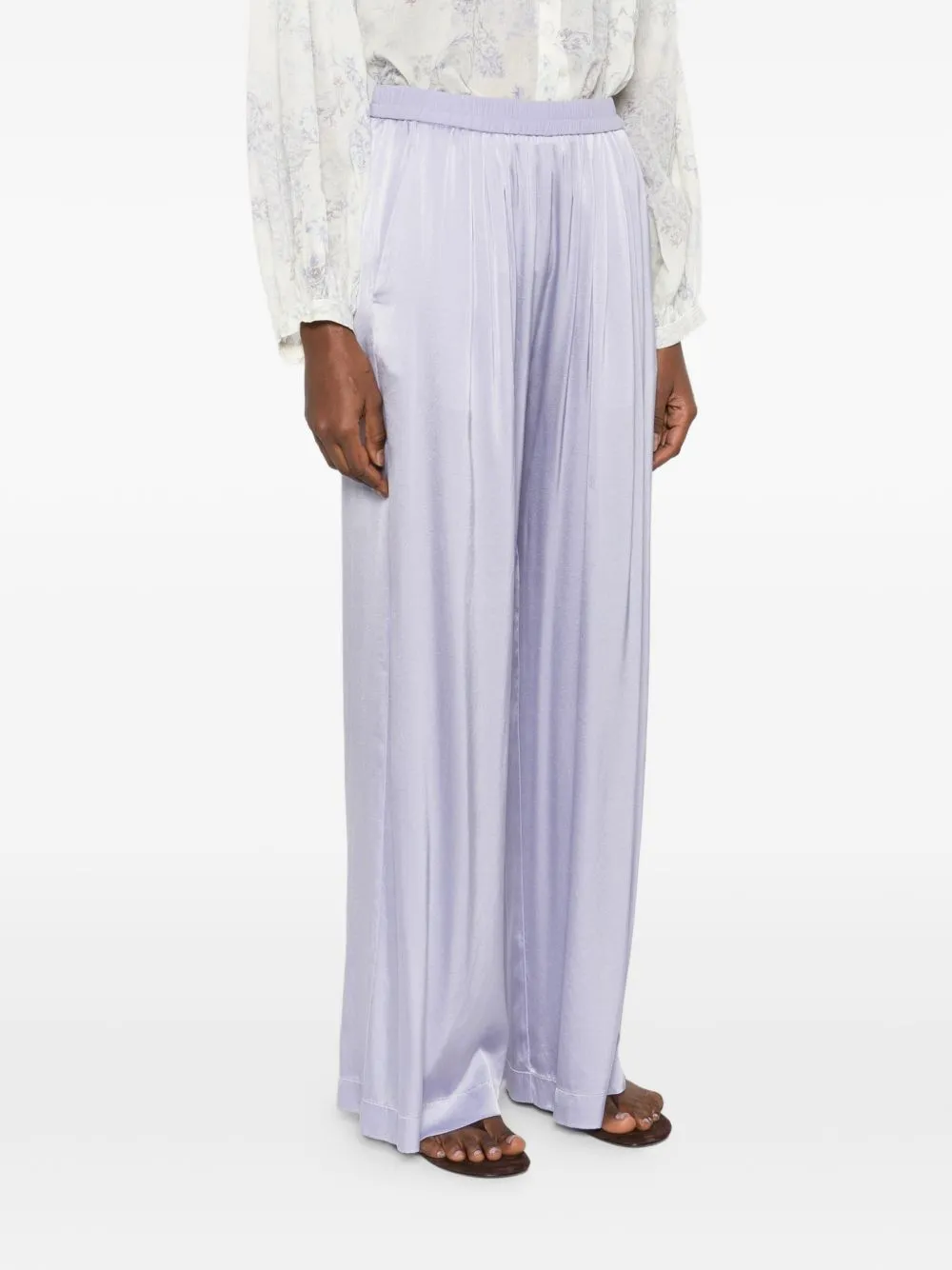 Silk Satin Trousers sold by Wanan Luxury product image thumbnail 2