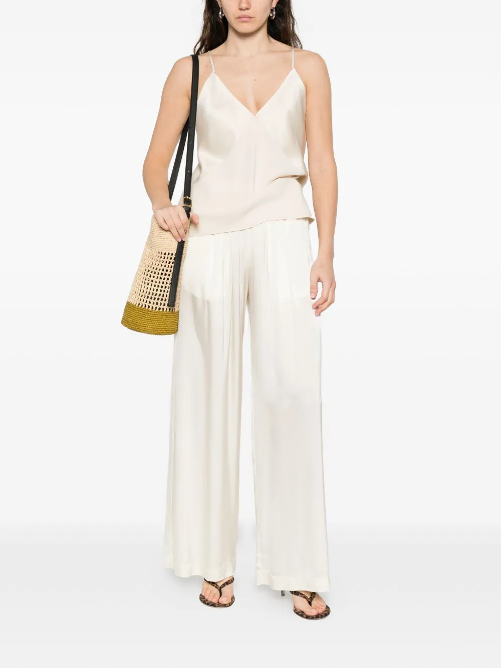 Silk Satin Trousers sold by Wanan Luxury product image thumbnail 4