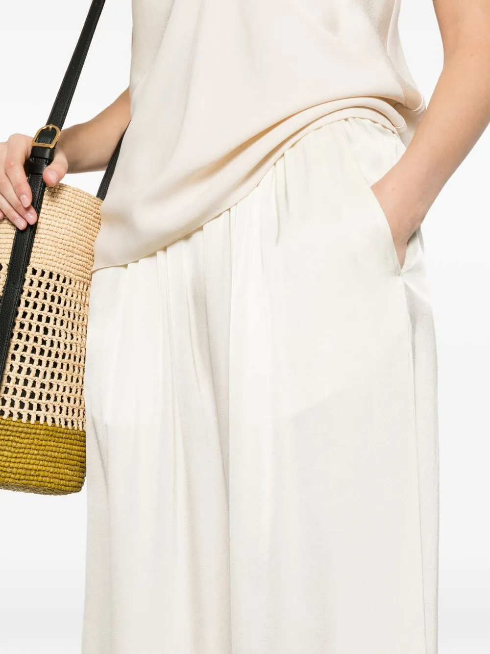 Silk Satin Trousers sold by Wanan Luxury product image thumbnail 2