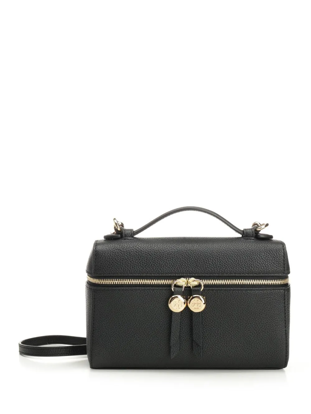 Romy Slim Top Handle Handbags Black sold by Wanan Luxury