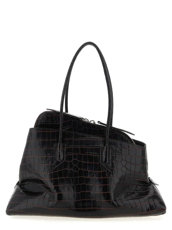 La Passeggiata Medium Shoulder Bags Brown sold by Wanan Luxury