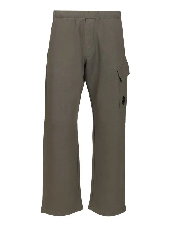 Diagonal Raised Fleece Trousers Grey sold by Wanan Luxury