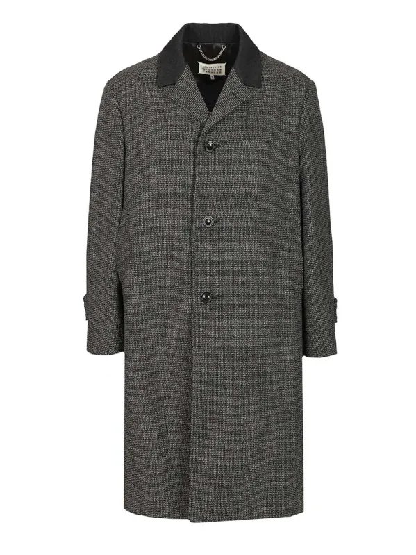 Wool Coat Coats Grey sold by Wanan Luxury