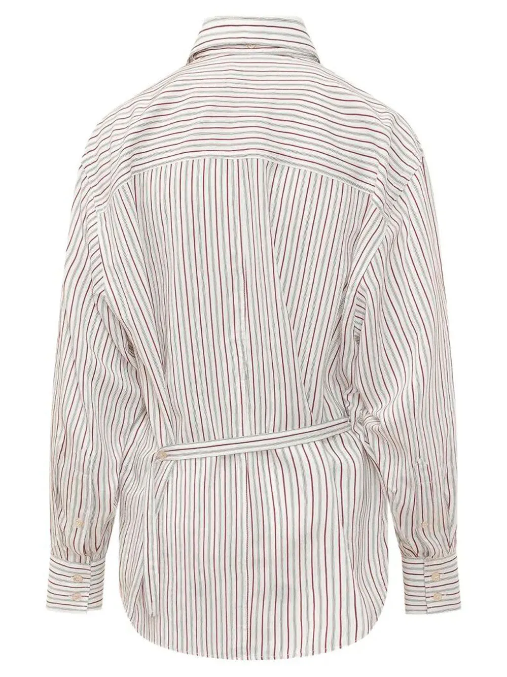 Aurora Cotton And Silk Striped Shirt sold by Wanan Luxury product image thumbnail 2