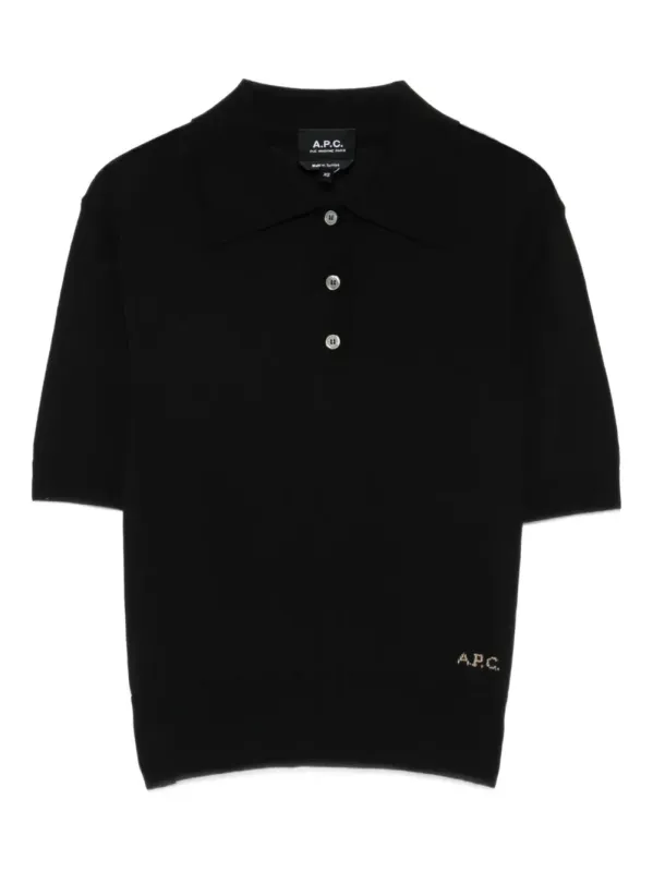 Cotton Polo Shirt With Jacquard Logo sold by Wanan Luxury