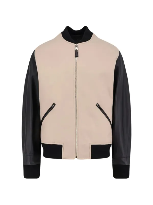 Panelled Bomber Jacket sold by Wanan Luxury