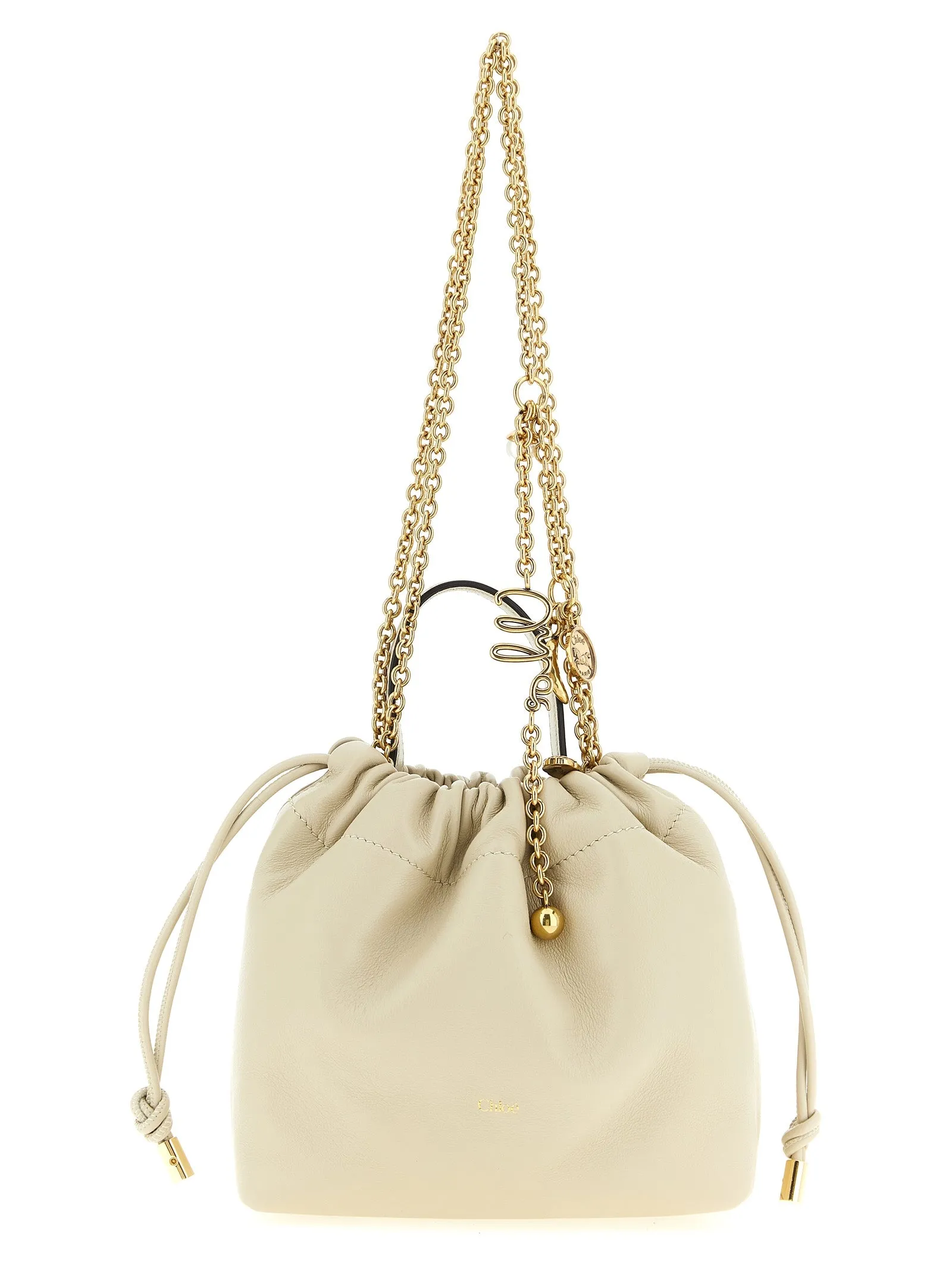 Chloé Icons Shoulder Bags Beige sold by Wanan Luxury