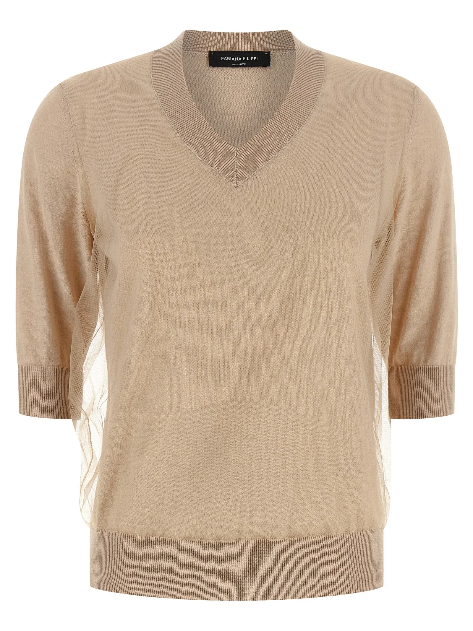 Double Layer Sweater Sweaters And Cardigans Beige sold by Wanan Luxury