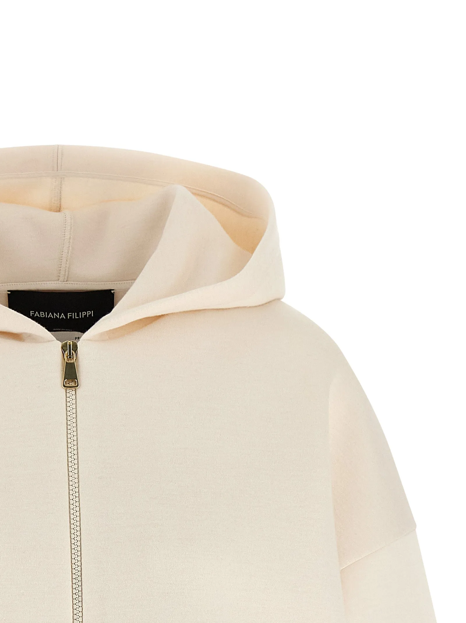 Scuba Cashmere Hoodie Sweatshirt Beige sold by Wanan Luxury product image thumbnail 3