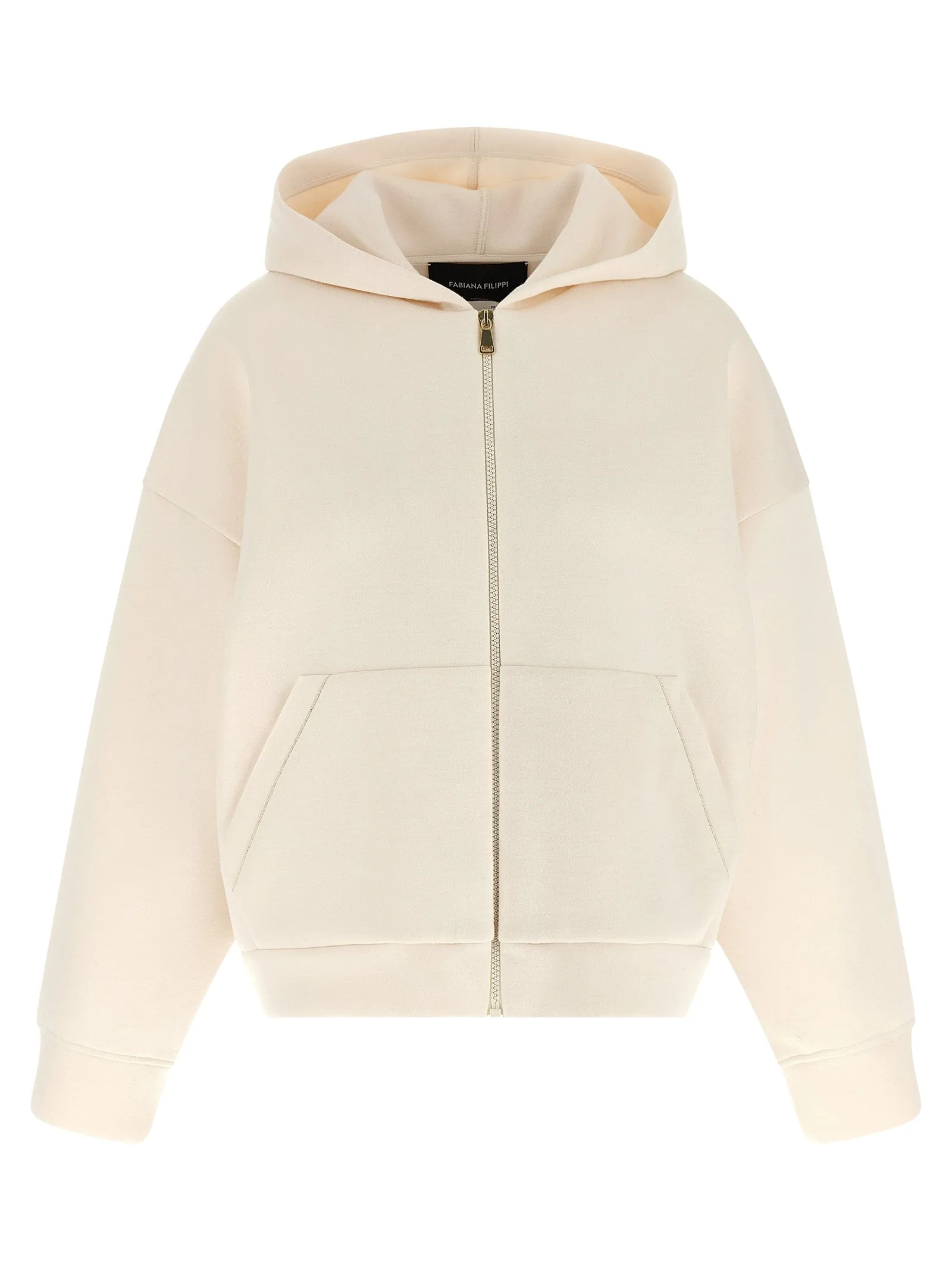 Scuba Cashmere Hoodie Sweatshirt Beige sold by Wanan Luxury