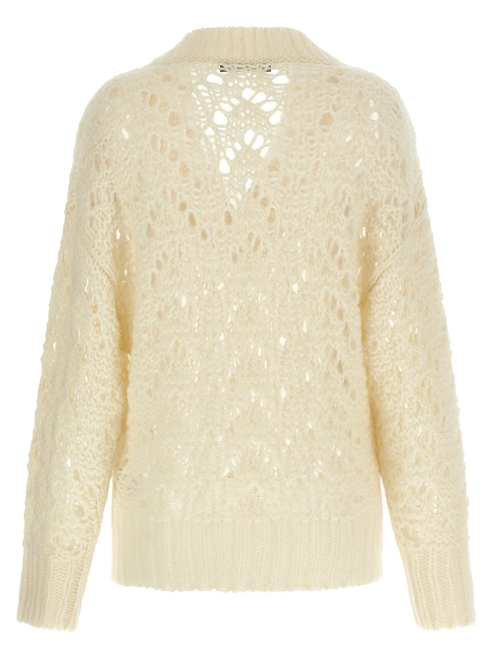Platinum Mohair Sweater Sweaters And Cardigans Beige sold by Wanan Luxury product image thumbnail 2