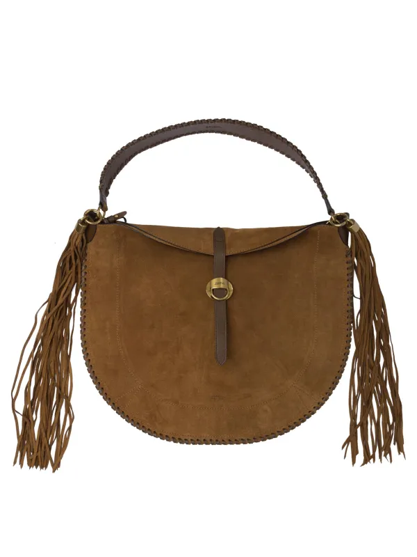 Oskan Hobo Folk Shoulder Bags Brown sold by Wanan Luxury