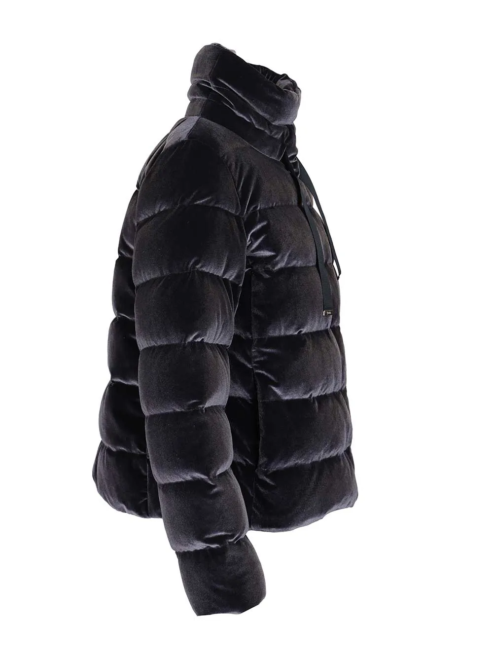Smooth Velvet Down Jacket Coats Blue sold by Wanan Luxury product image thumbnail 3