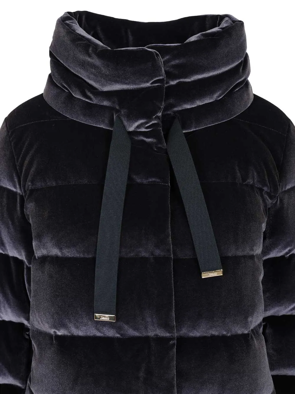 Smooth Velvet Down Jacket Coats Blue sold by Wanan Luxury product image thumbnail 4
