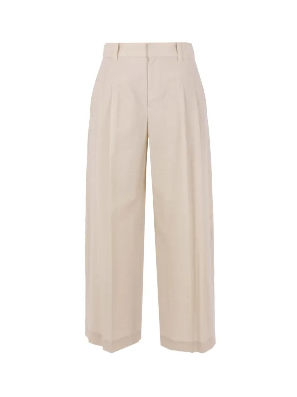 Cotton Blend Trousers sold by Wanan Luxury