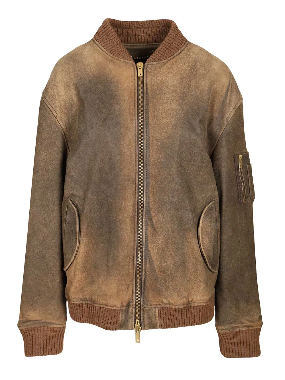 Leather Jacket Skirts Brown sold by Wanan Luxury