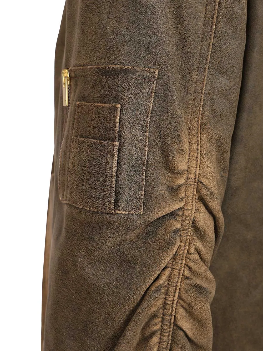 Leather Jacket Skirts Brown sold by Wanan Luxury product image thumbnail 5