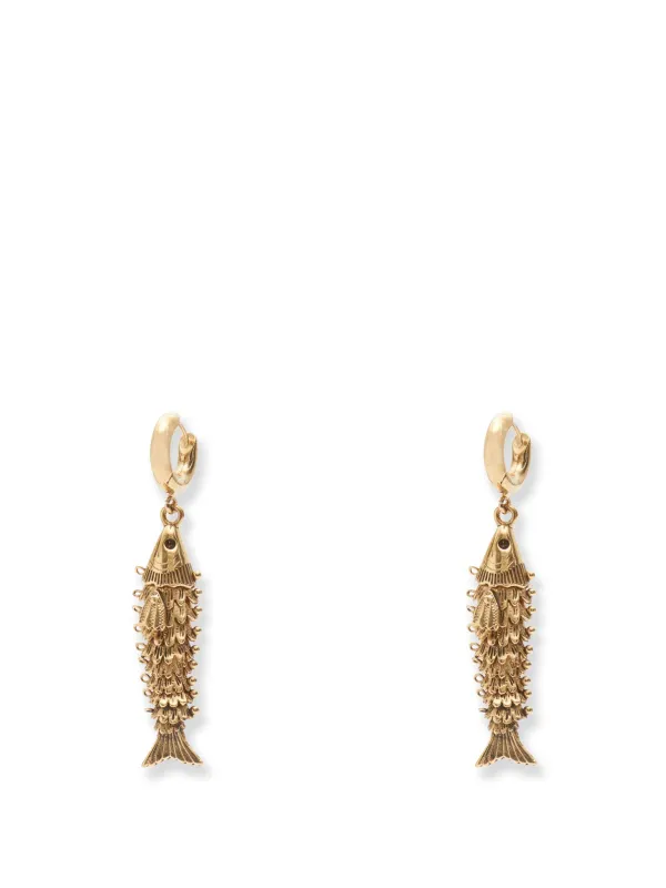 River Brass Earrings sold by Wanan Luxury
