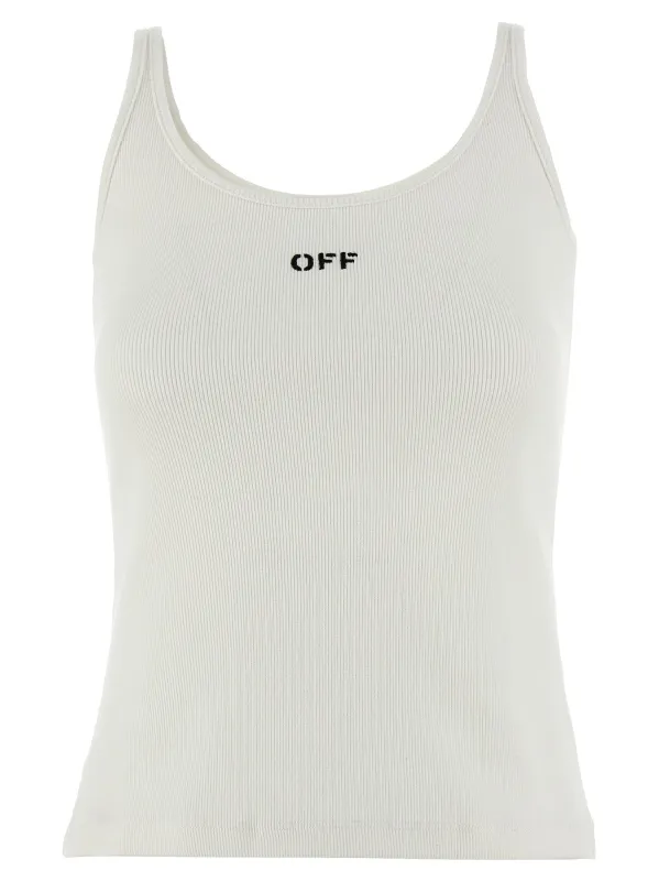 Off Stamp Tops White sold by Wanan Luxury